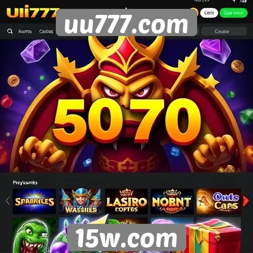 Plataforma de jogos online com diversas opções